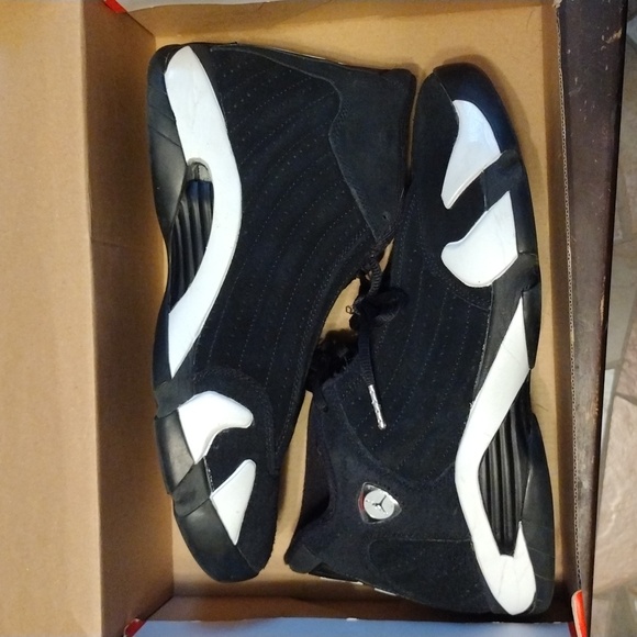 Jordan 14 retro black white size 8.5 - Picture 10 of 10